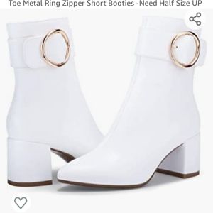 IDIFU Ankle Boot White